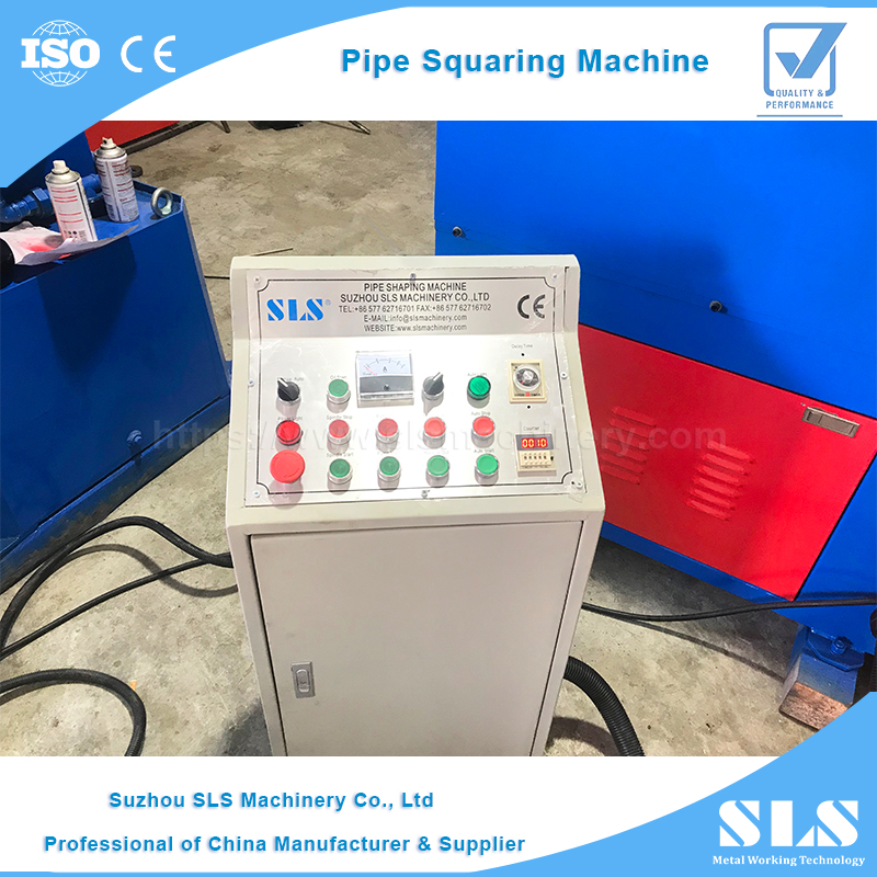 TS-50x50Y Typ półautomatycznego metalowego okrągłego ciśnienia rur stożka Square Square Rube Machine